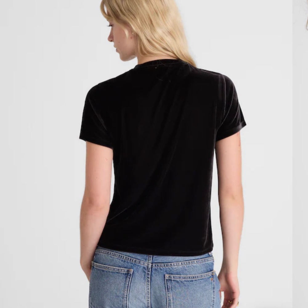 Madewell The Relaxed Tee in Velvet size XS RT: $68 - Picture 4 of 9
